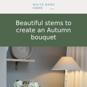 Beautiful stems to create an Autumn bouquet