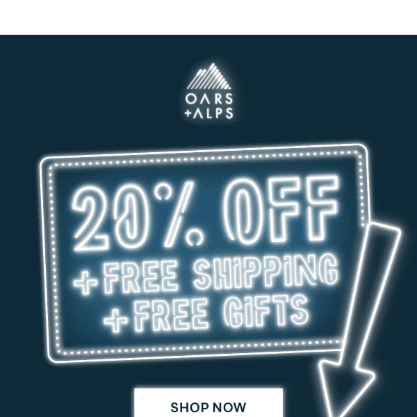20% Off Sitewide Ending Soon