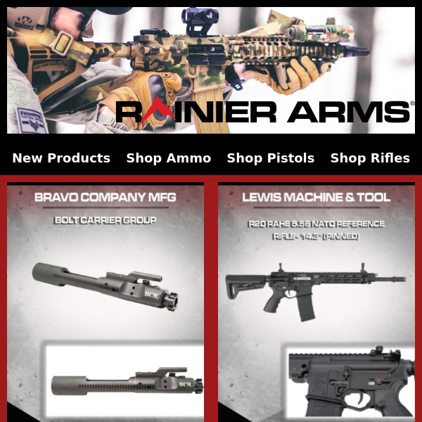 BIG NAMES ARE BACK.... BCM, LMT, HALEY, AERO, PWS, FORWARD CONTROLS AND MORE!