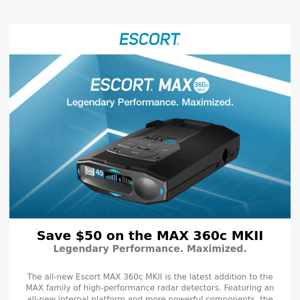 Save $50 on the New MAX 360c MKII 💰