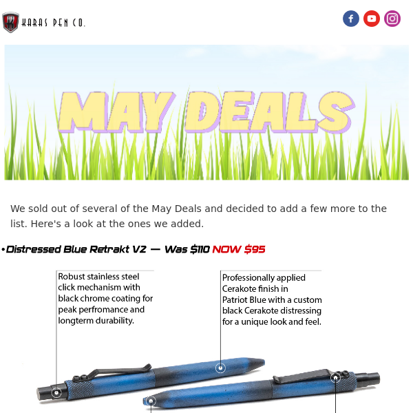 New May Deals