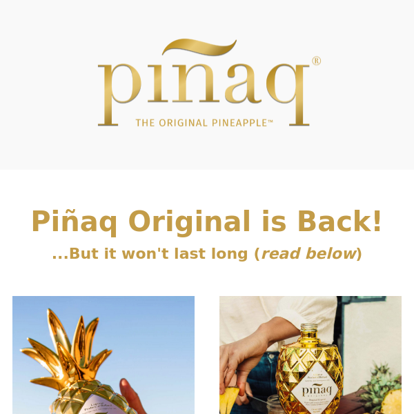 Pinaq  - this is your golden opportunity..