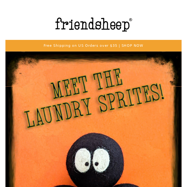 Meet the Laundry Sprites! 👀