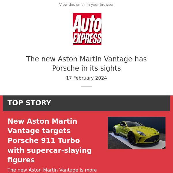 Aston Martin's supercar slayer