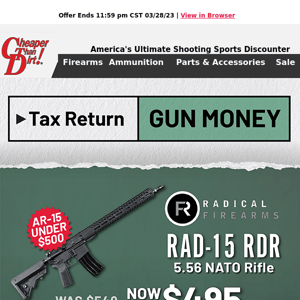 Spend Your Tax Money On A New Gun!