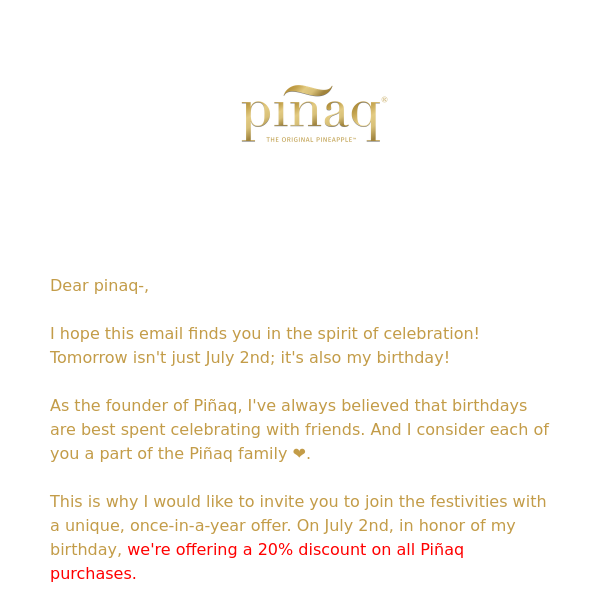 A Toast to Pinaq  from Marina