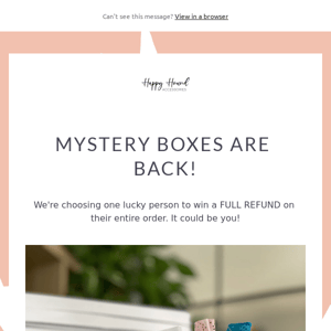 Msyerty Boxes Are Back!