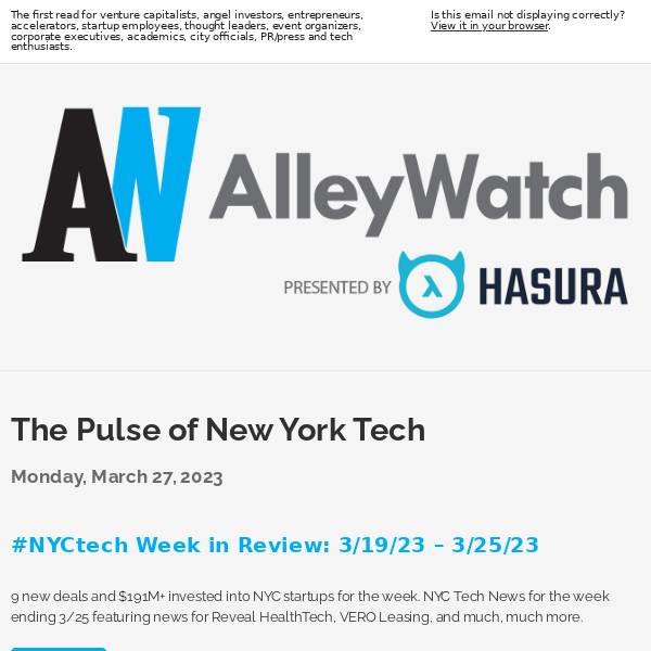 The Pulse -- March 27, 2023