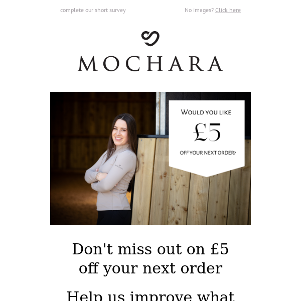 Last chance to save £5 on your order
