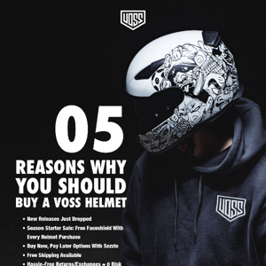 5 Reasons to get a Voss Helmet