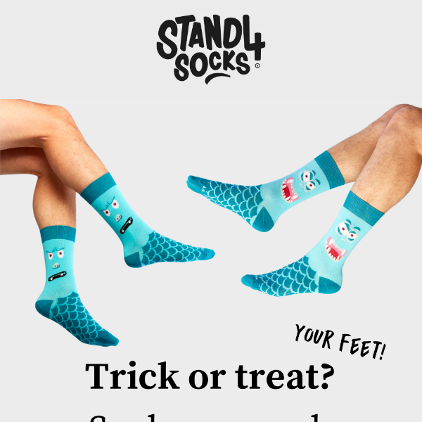 Trick or treat? Your feet!