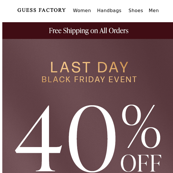 Almost Over: 40% Off Site + Gift - Guess Kids