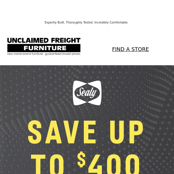 Sealy Mattress Savings are Here!