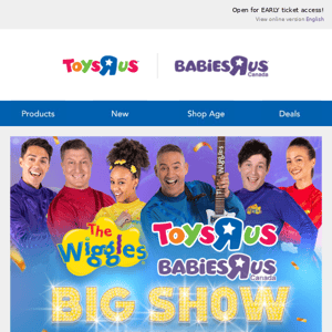 EXCLUSIVE PRESALE CODE: The Wiggles Big Show 2022! 🚗