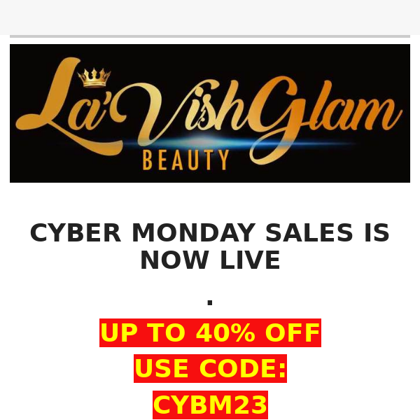 CYBER MONDAY SALES IS NOW LIVE