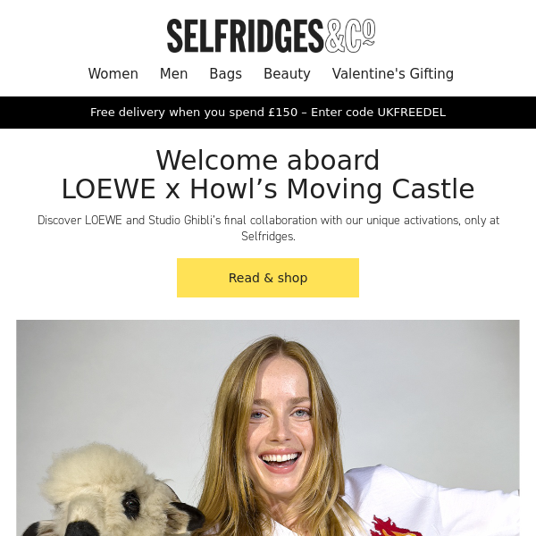Selfridges Loewe x Howl's Moving Castle Puzzle Calcifer small