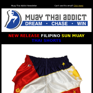 NEW RELEASE!! FILIPINO SUN MUAY THAI SHORTS