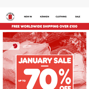 Up To 70% Off In Our January Sale