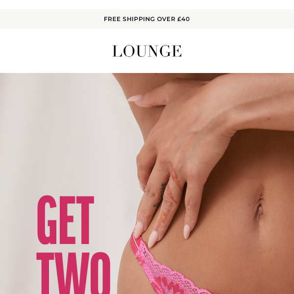 Now live Get your free thongs Lounge Underwear