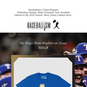 ⚾️ Texas Rangers Defending Champs Tee Now Available