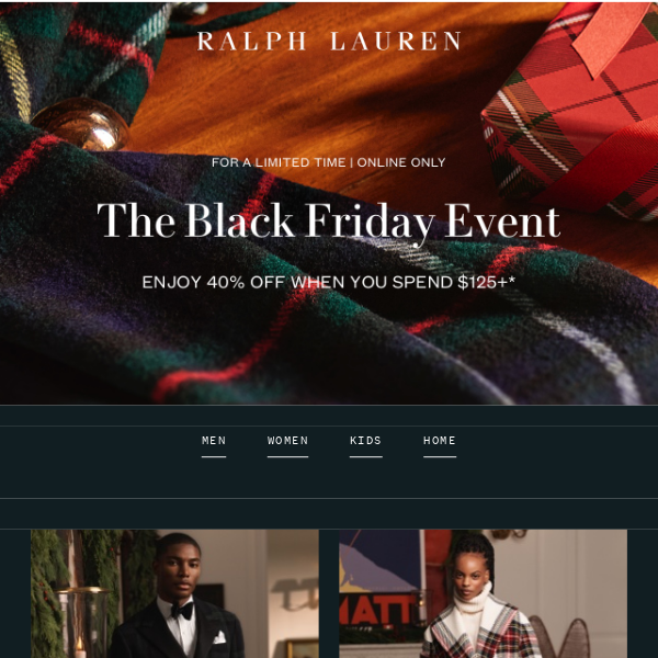 This. Is. It. The Black Friday Event Is On - Ralph Lauren