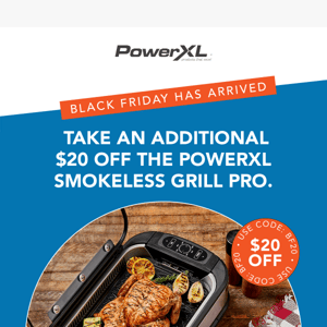 [Black Friday Exclusive] Save on Smokeless Grill Pro 👨‍🍳
