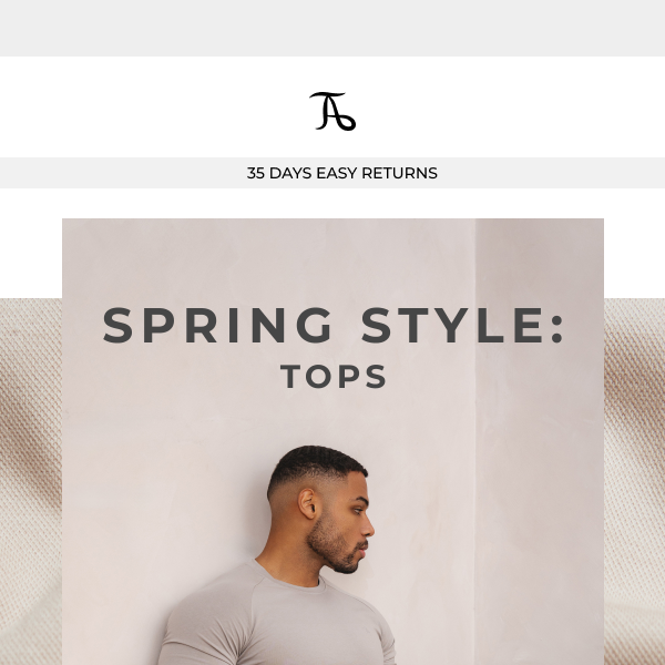 Spring Refresh: T-Shirts and Polos.