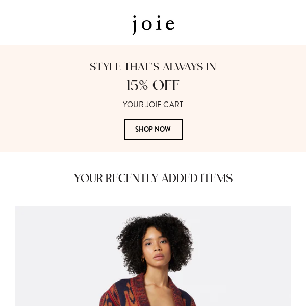 Still Want 15% Off Your Joie Cart?