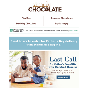 Don’t miss out on Father’s Day gifts!