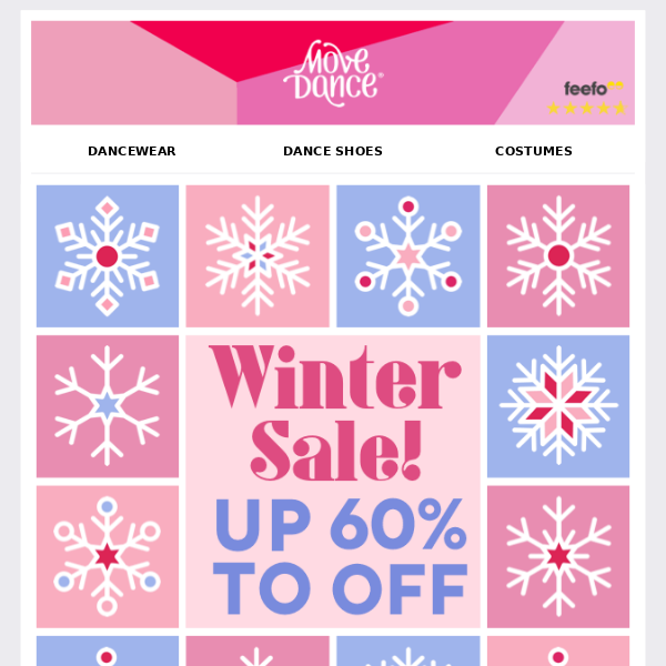 Winter Sale ❄ Up To 60% Off!