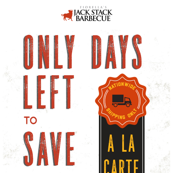 Only 4 Days Left!  Order today to save.