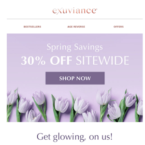 Don't Miss 30% Off Sitewide + Gift