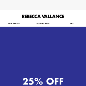 STARTS NOW | 25% Off Sitewide*