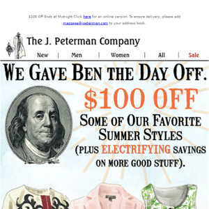 Electrifying Savings on Favorite Summer Styles