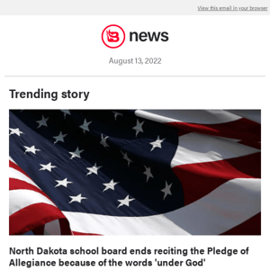 North Dakota school board ends reciting the Pledge of Allegiance because of the words 'under God'