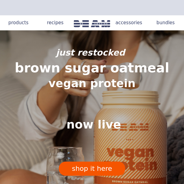 finally back, brown sugar oatmeal vegan protein
