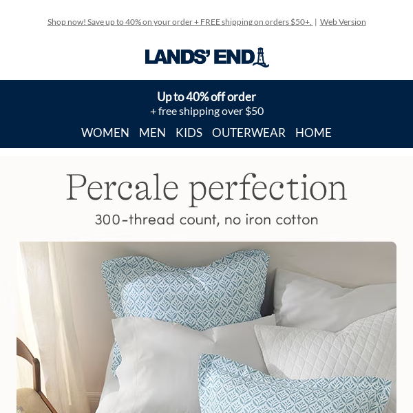 Percale perfection