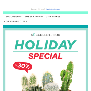 Prickly good deals on cacti – 30% off today only