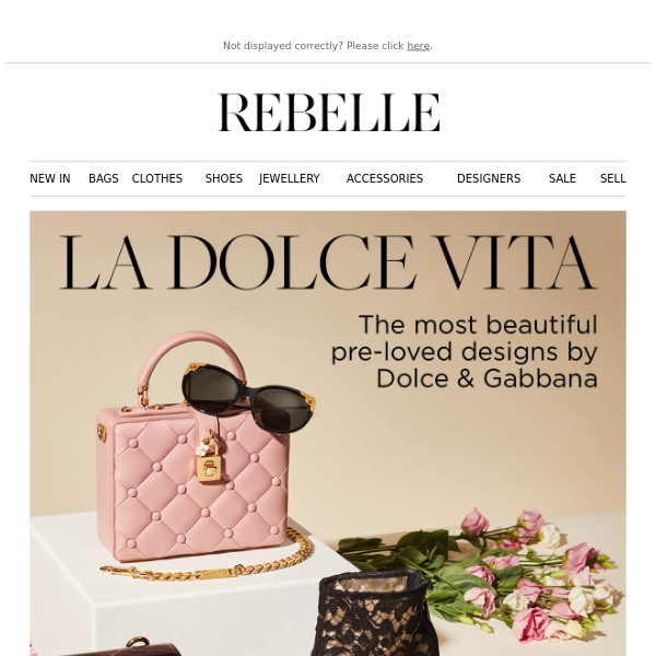 DOLCE & GABBANA: The most beautiful pre-loved designs from Milan! - Rebelle