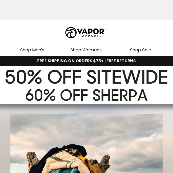 Shop 60% Off Sherpas during Black Friday!