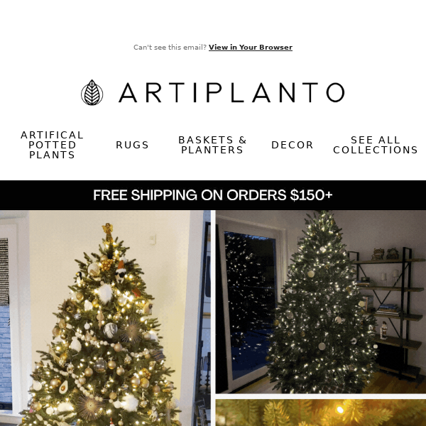 🎄Make Holiday Decorating A Breeze With Our Faux Fir Artiplanto