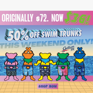 ICYMI-50% OFF SWIM TRUNKS🩳💦