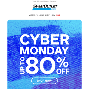 HI, It’s CYBER Monday!