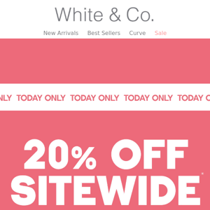 20% OFF Sitewide 🎉 Special Offer