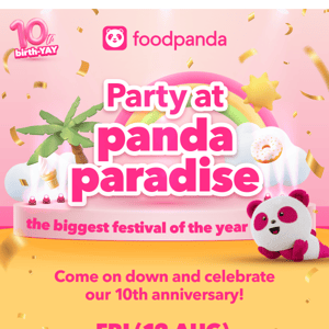 🐼 Party at panda paradise!