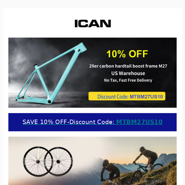 Get the Best Deals on ICAN MTB Wheels and Frames Now!
