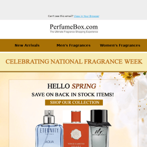 It's National Fragrance Week 🎉