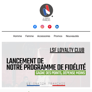 LANCEMENT DU PROGRAMME DE FIDÉLITÉ 🇫🇷🏅🖇️