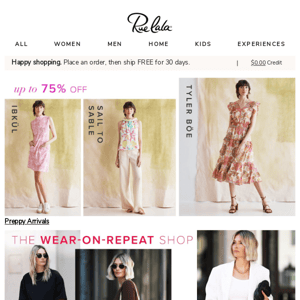 🎀 Up to 75% Off IBKÜL, Sail to Sable, & tyler böe 🎀