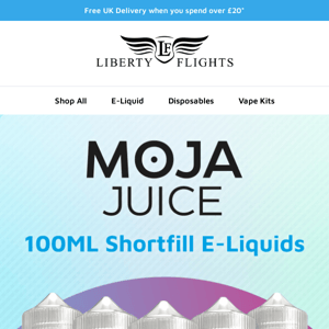 New 100ml E-liquid - £9.99